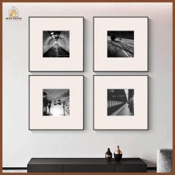 Tranh Đen Trắng Nhiếp Ảnh Phong Cảnh Bắc Âu